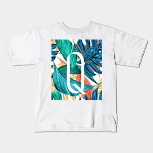 Tropical Alphabet “Q” Kids T-Shirt